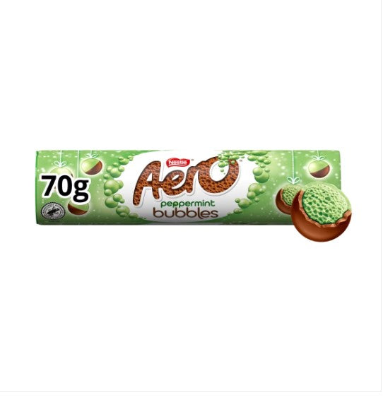 Aero Bubbles Peppermint Chocolate Giant Tube 70g