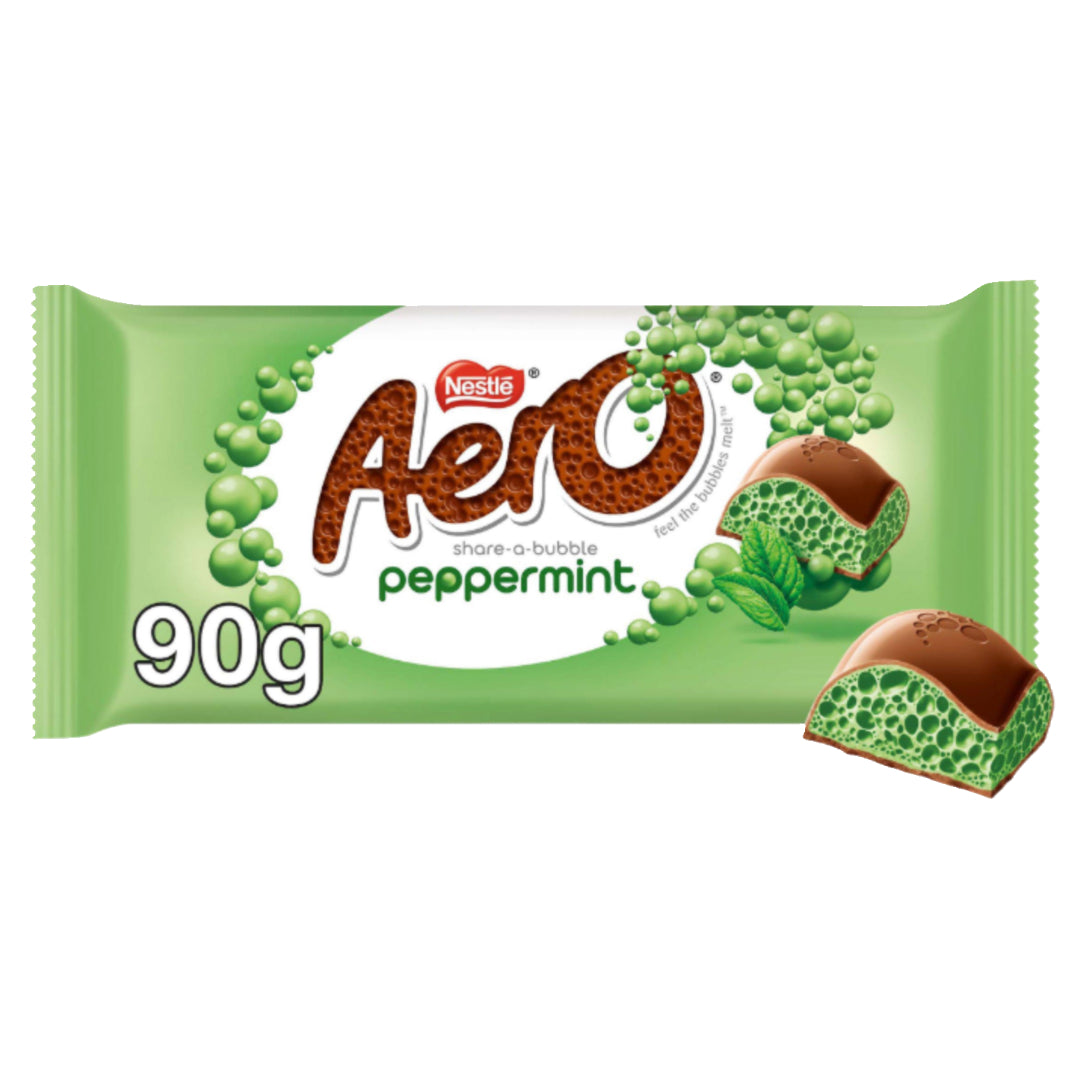 Aero Peppermint Mint Chocolate Sharing Bar 90g
