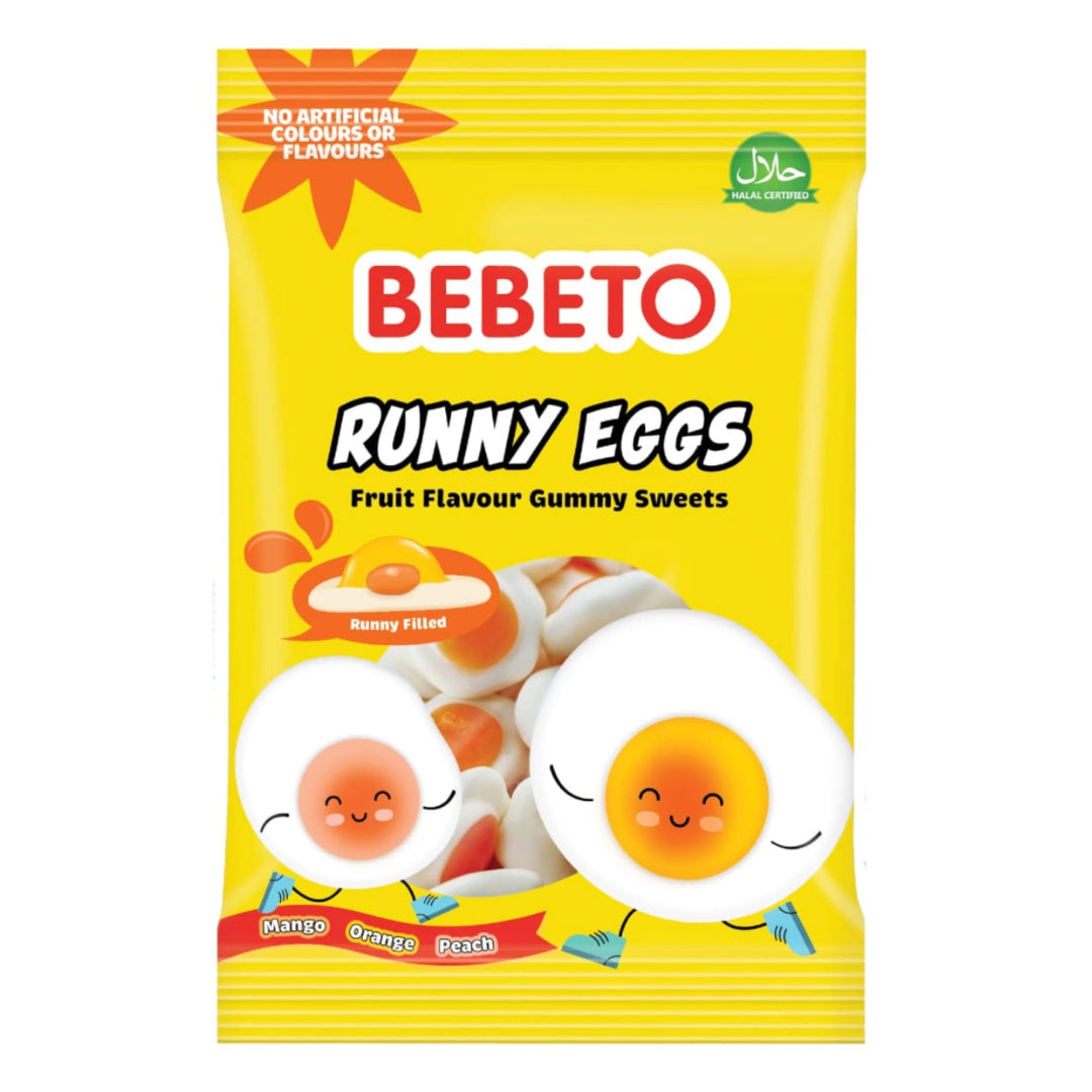 Bebeto Runny Eggs Gummy Sweets 130g