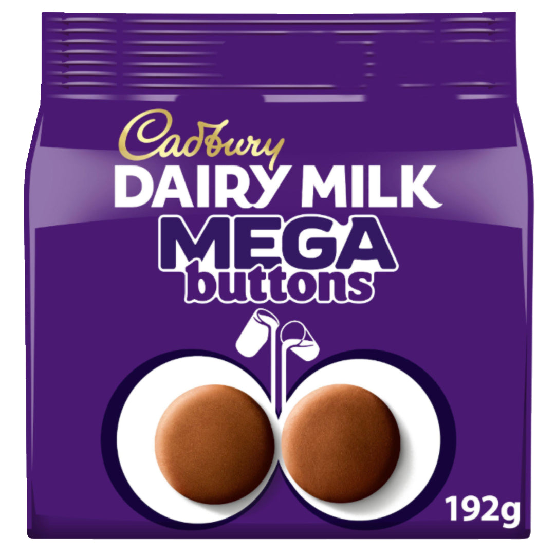 Cadbury Dairy Milk Mega Buttons Chocolate Large Sharing Bag 192g