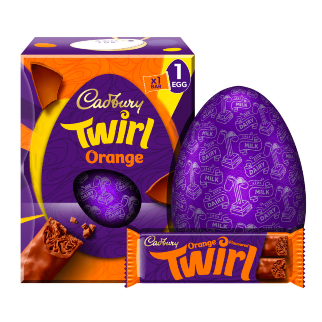 Cadbury Twirl Orange Chocolate Easter Egg 198g