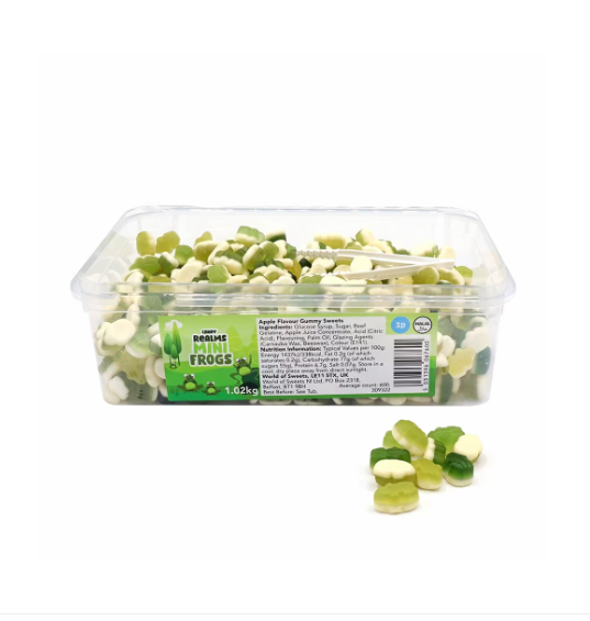 Candy Realms Mini Frogs Tub 1.02kg