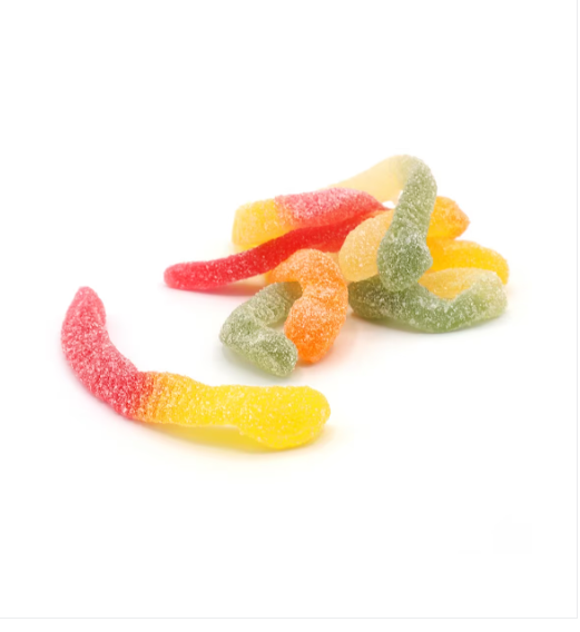 Candy Realms Sour Worms Tub 960g