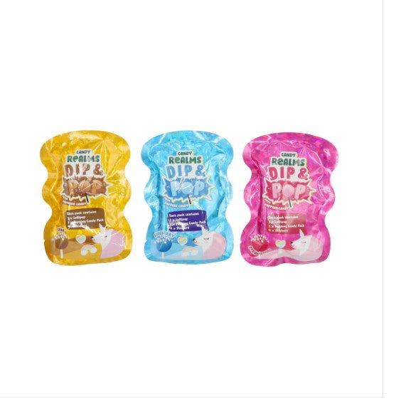 Candy Realms Unicorn Dip N Pop 16g