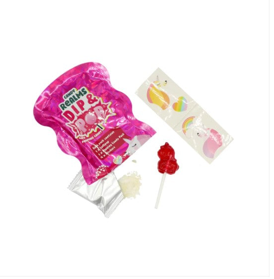 Candy Realms Unicorn Dip N Pop 16g
