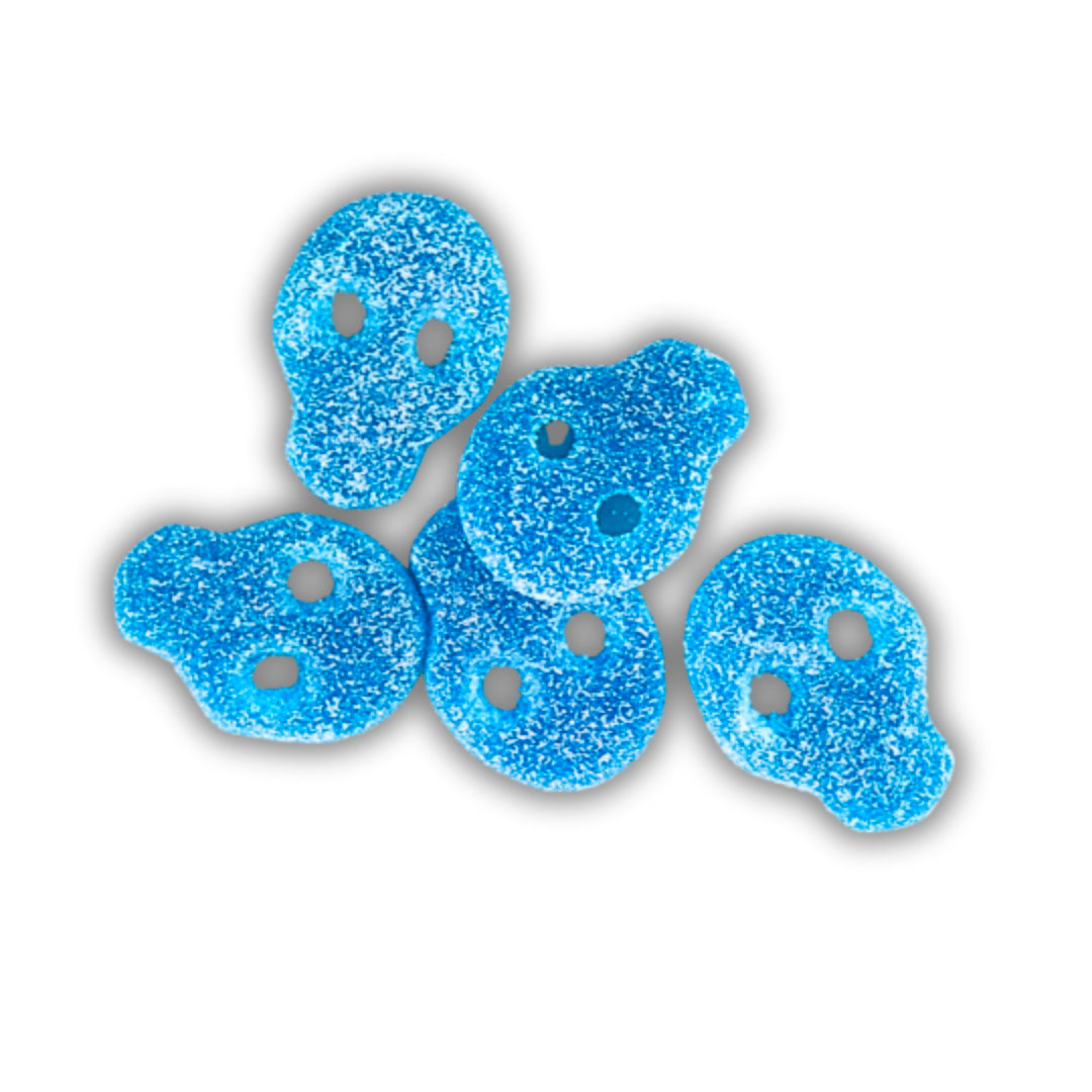 Candycrave Vegan Fizzy Blue Skulls