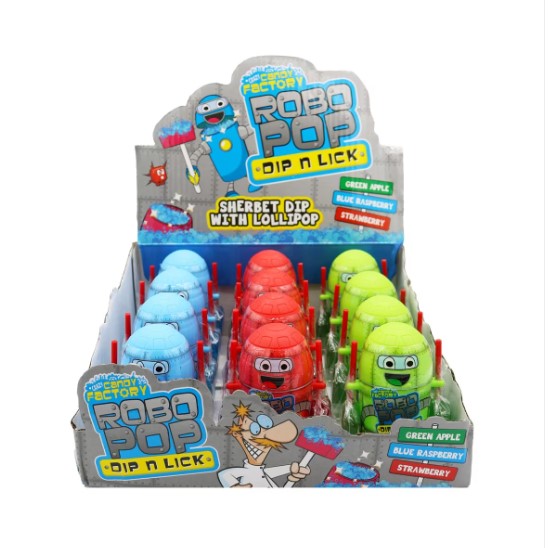 Crazy Candy Factory Robo Pop Dip N Lick 40g