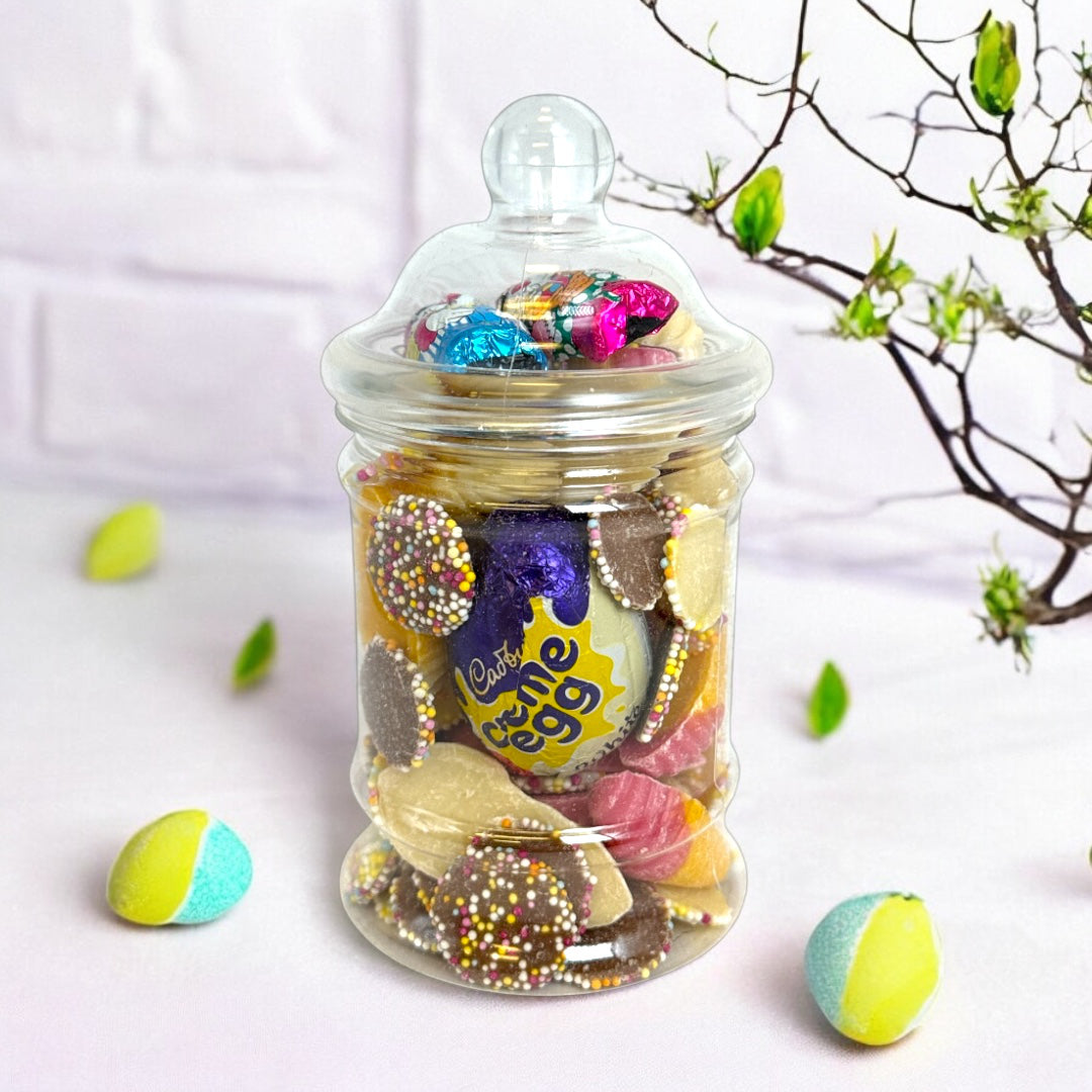Easter Gift Jar 300g - Cadbury Creme Egg White & Chocolate Mix