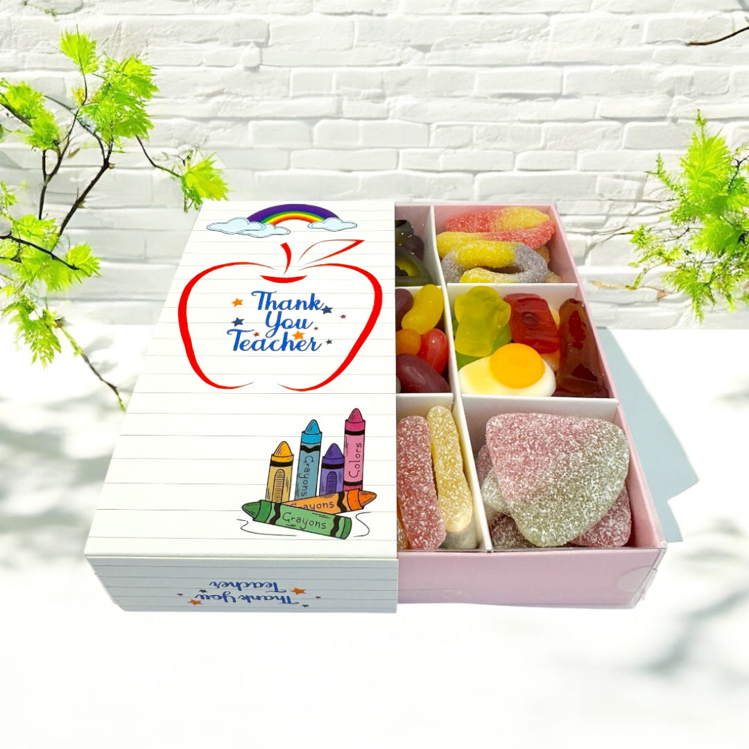 Thank you teacher sweets box from Lollypop Lane