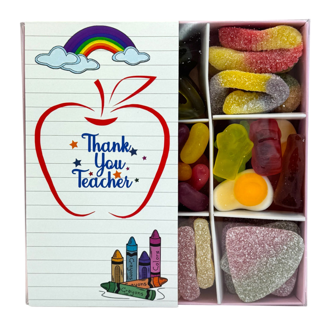 Thank you teacher Gift box of sweets