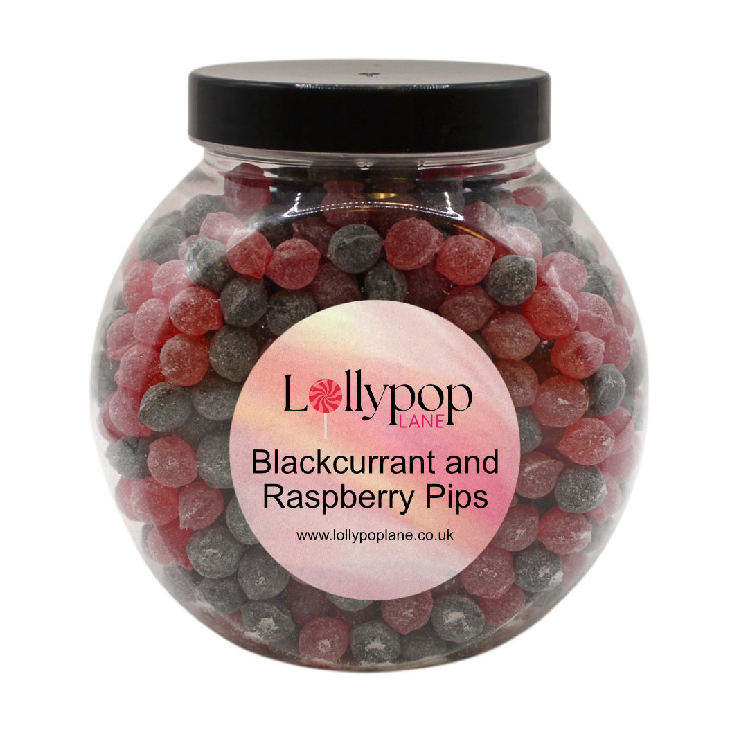 Lollypop Lane Blackberry & Raspberry Pips Mini Sweet Jar