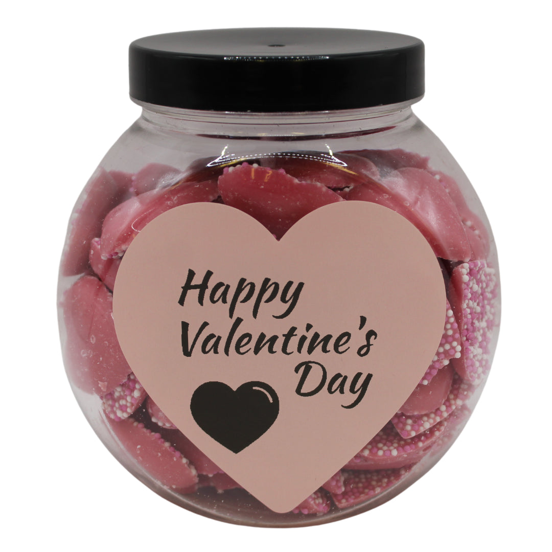 Hannah's Jazzles Hearts Valentine Mini Sweet Jar - 400g