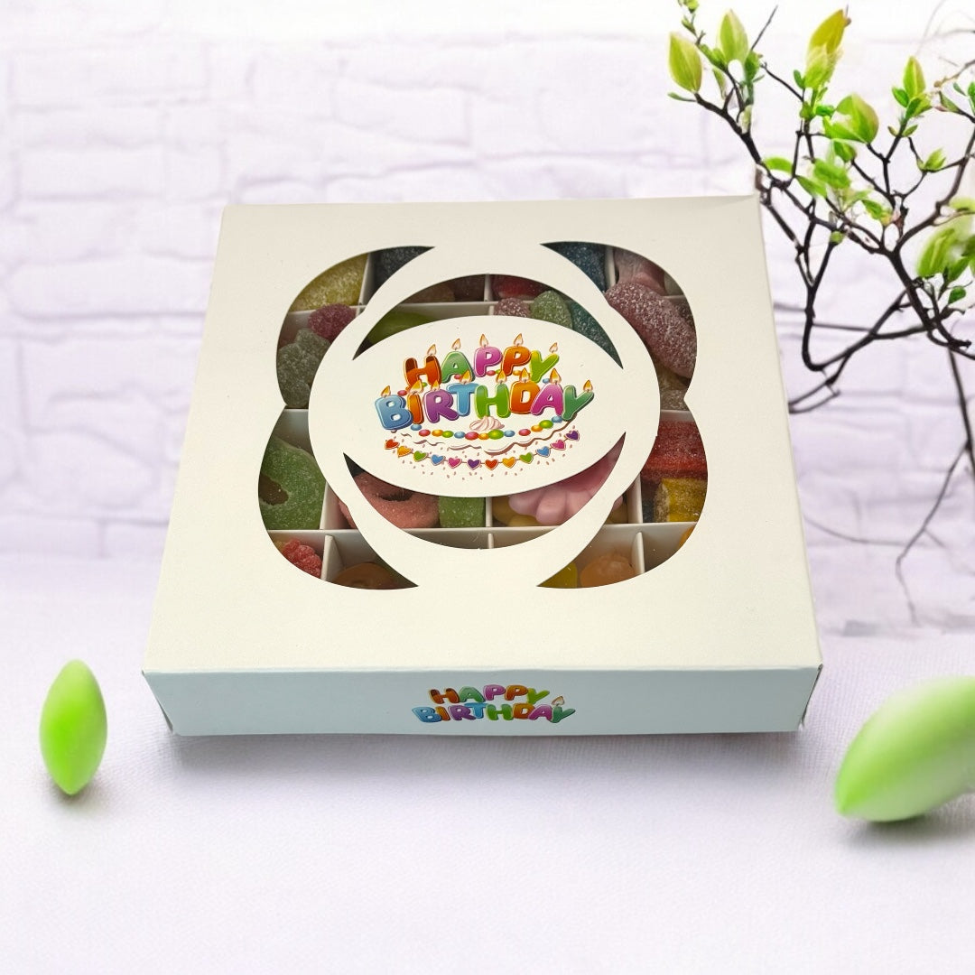 "Happy Birthday" Banner Gift Box - Pick n Mix Sweets 570g
