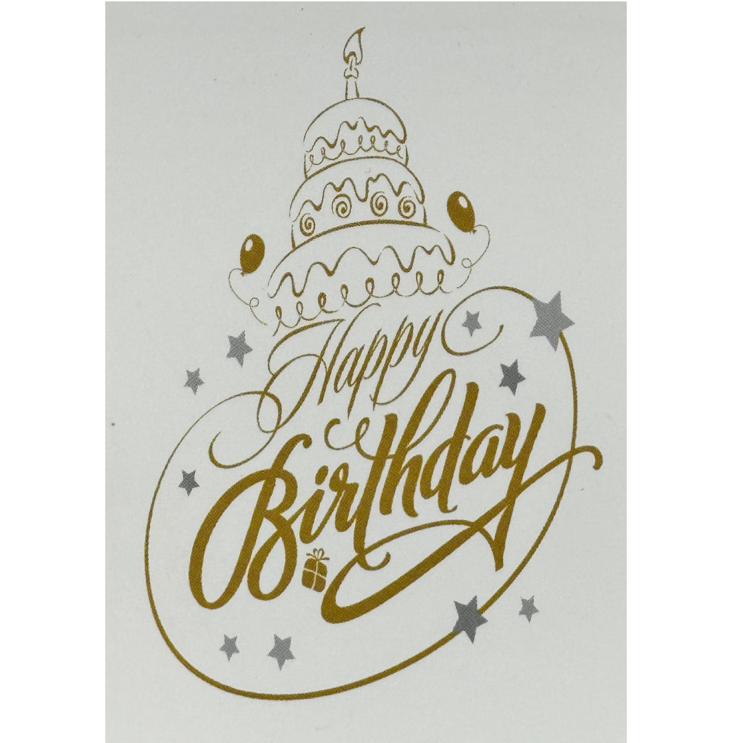 Liquorice Pick n Mix - Happy Birthday Gold Logo Gift Box 600g