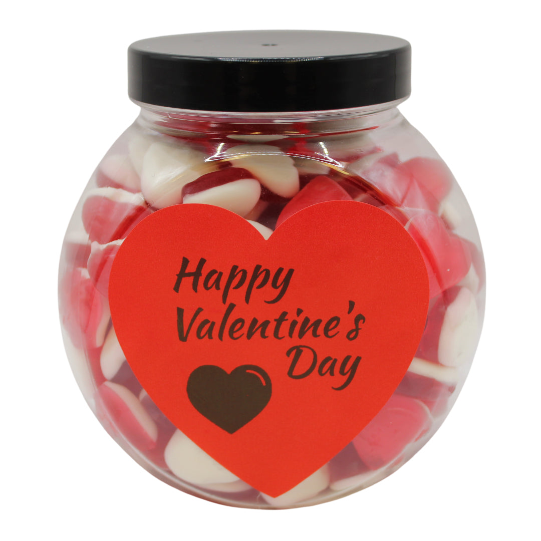 Haribo Heart Throbs Valentine Mini Sweet Jar - 450g