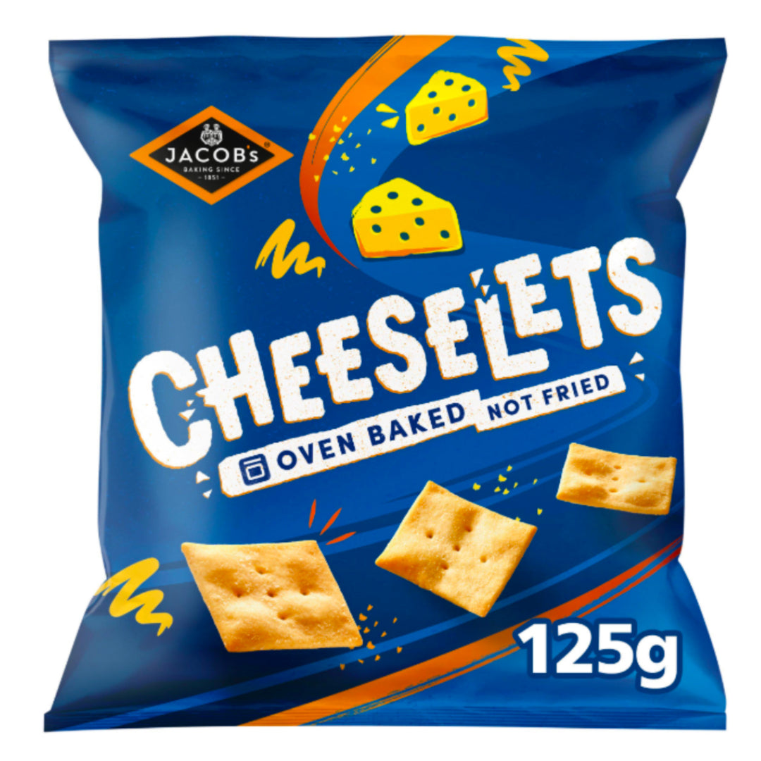 Jacob's Cheeselets Sharing Baked Snacks 125g