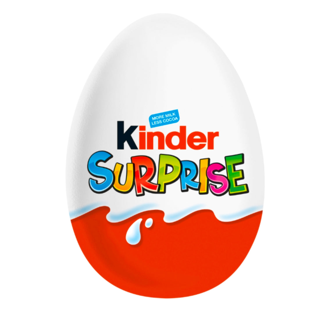 Kinder Surprise Milk Chocolate Eggs With Toy 20g