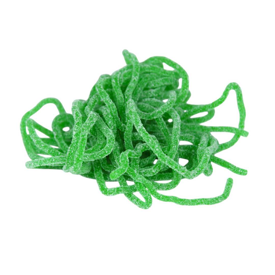 King Regal Spaghetti Apple Sour Coated Jelly Sweet