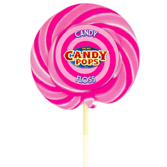 Large Candy Floss Wheel Lolly - Lollypop Lane