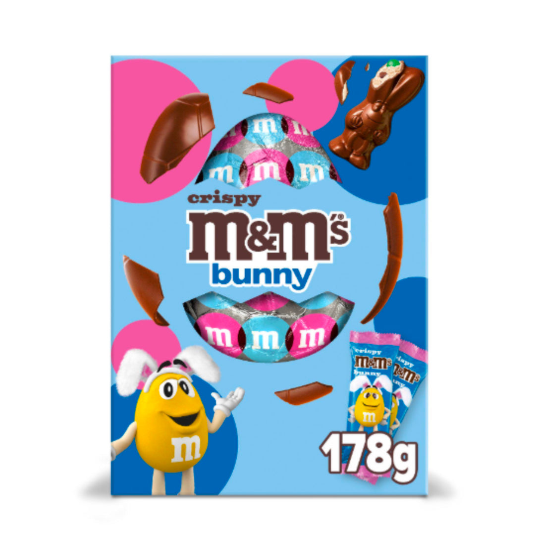 M&M's Crispy Bunny Milk Chocolate Easter Egg 178g