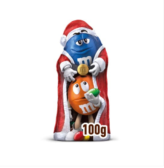 M&M’s Milk Chocolate Christmas Santa Shape with Mini Chocolate M&M’s 100g