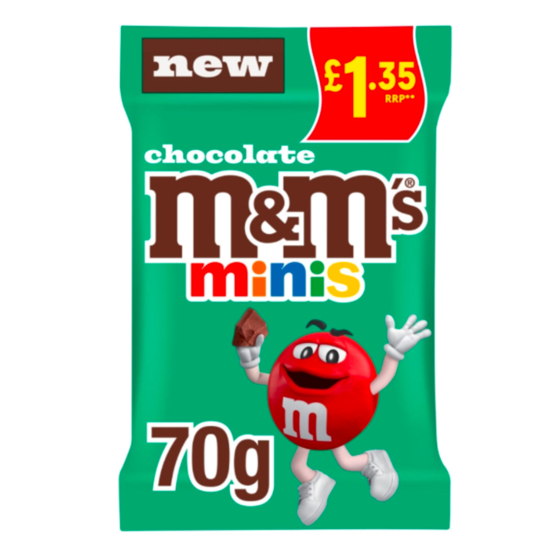 M&M's Minis Milk Chocolate Bites Pouch Bag 115g