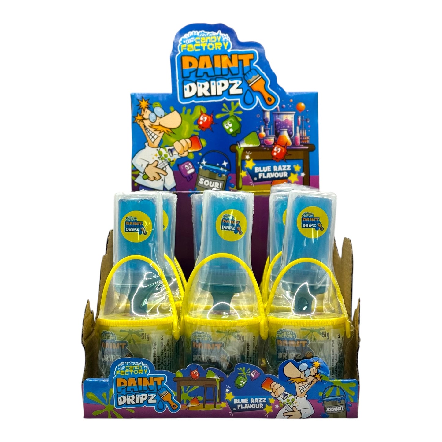 Crazy Candy Factory Blue Razz Paint Dripz 51g