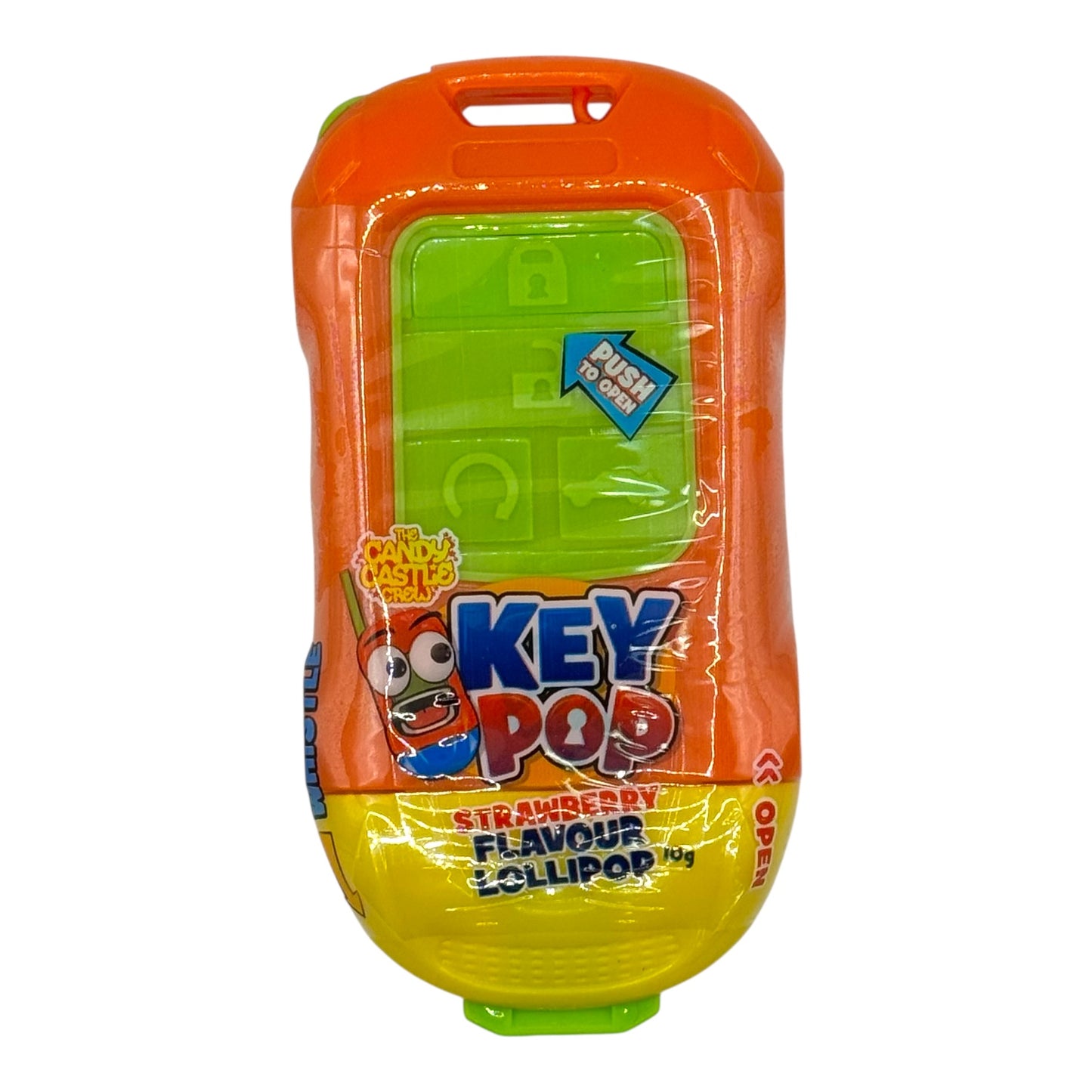 Key Pop Blue Rasp & Strawberry Lollipops 10g qty 1