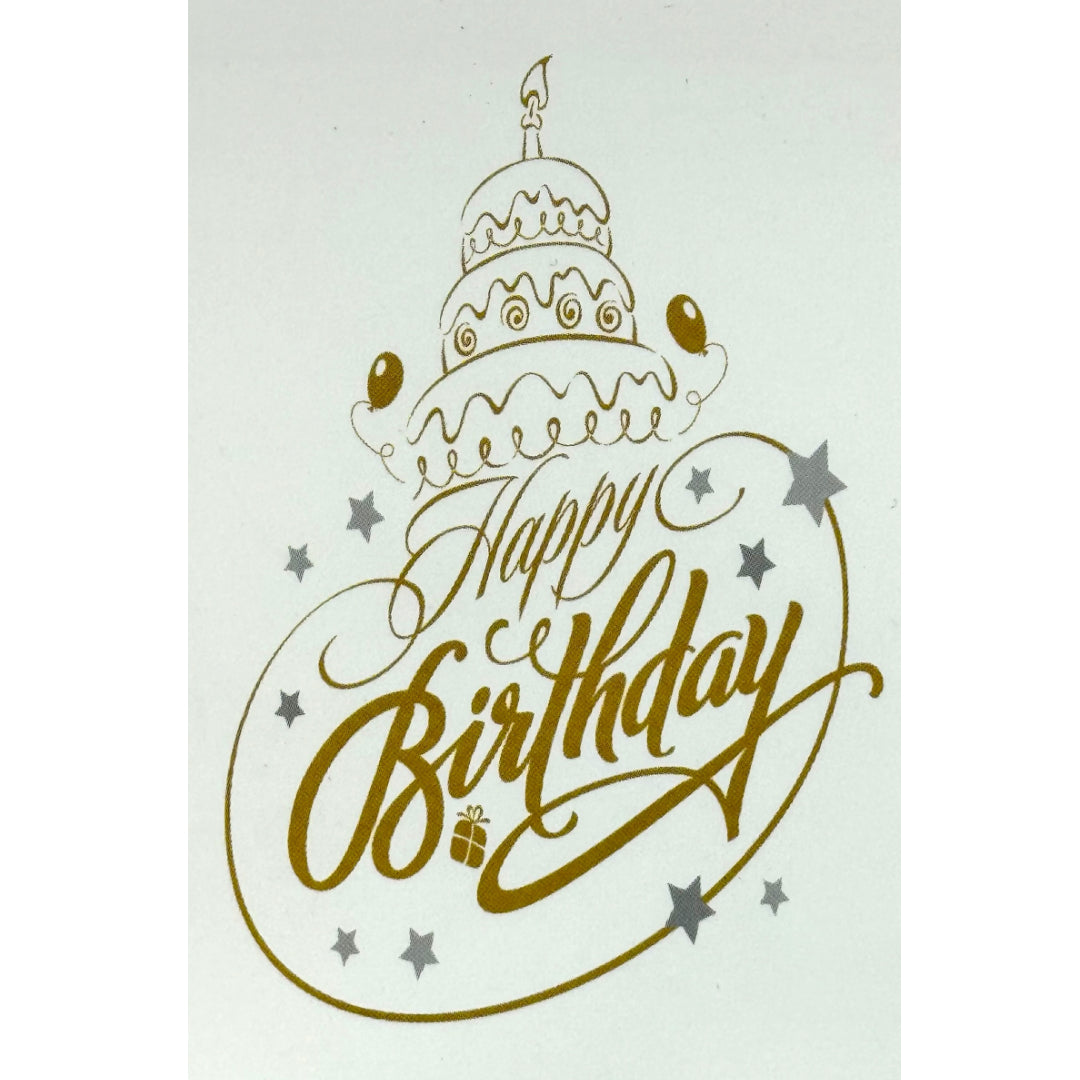Pick n Mix Pink Sweets - Happy Birthday Gift Box Gold Logo 500g Logo