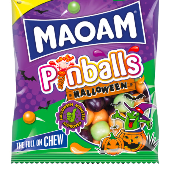 Maoam Pinballs Halloween Bag 140g - Lollypop Lane