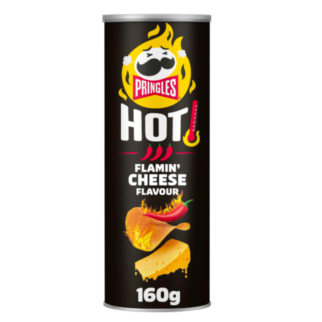 Pringles Hot Flamin' Cheese Sharing Crisps 160g
