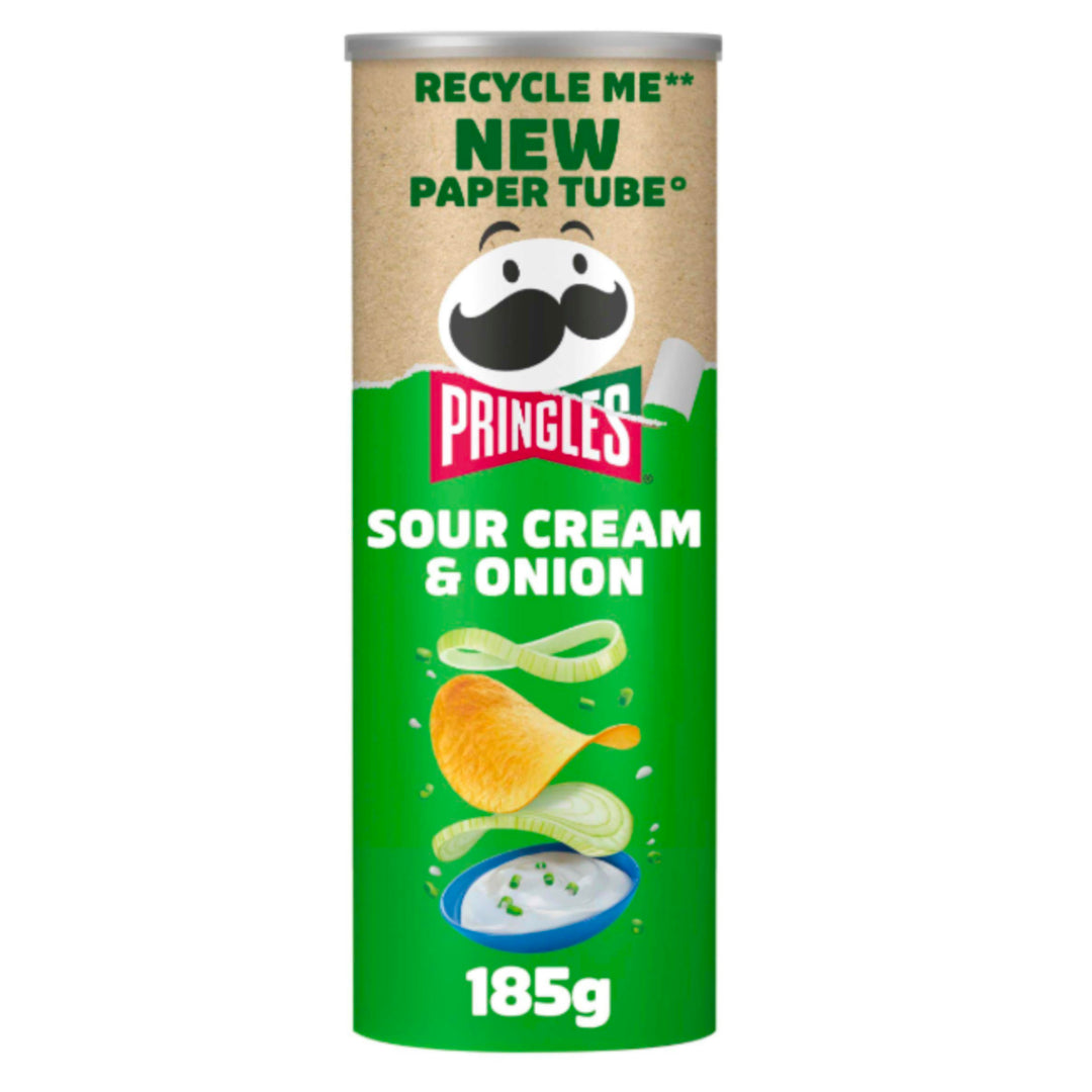 Pringles Sour Cream & Onion Sharing Crisps 185g