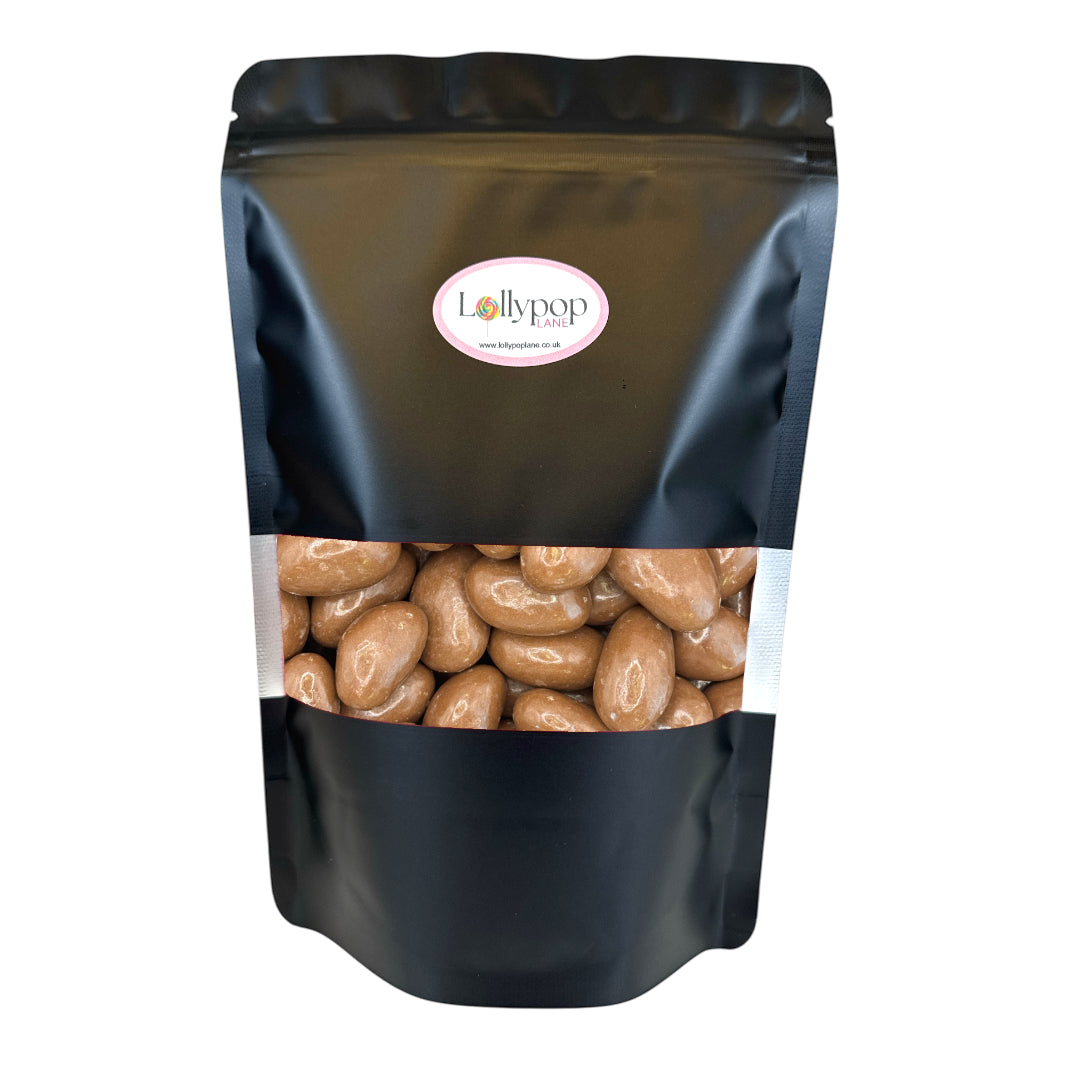 Lollypop Lane sweet pouch filled with chocolate covered brazil nuts