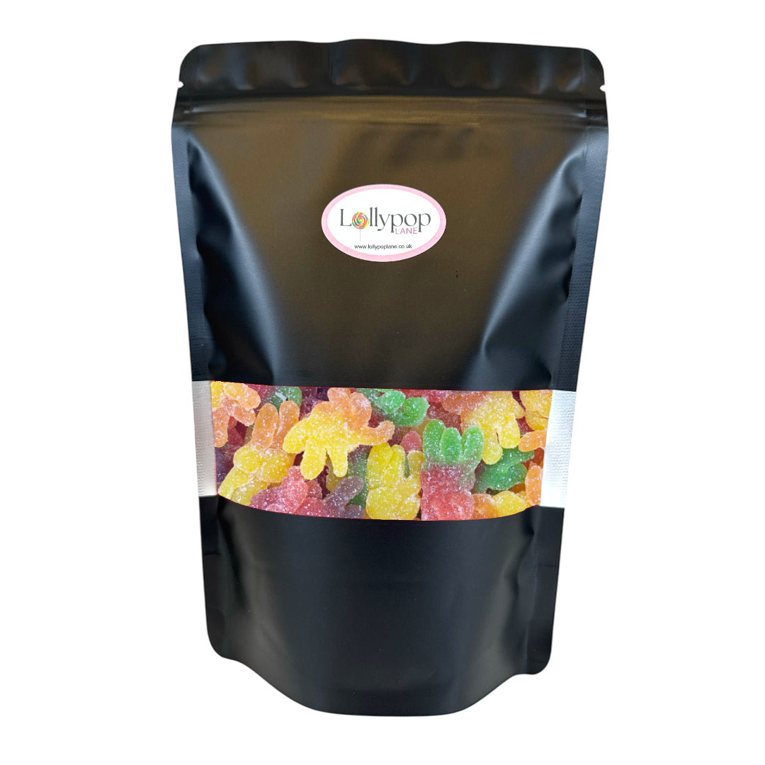 Lollypop Lane sweet pouch filled with Vidal spider shaped sweets