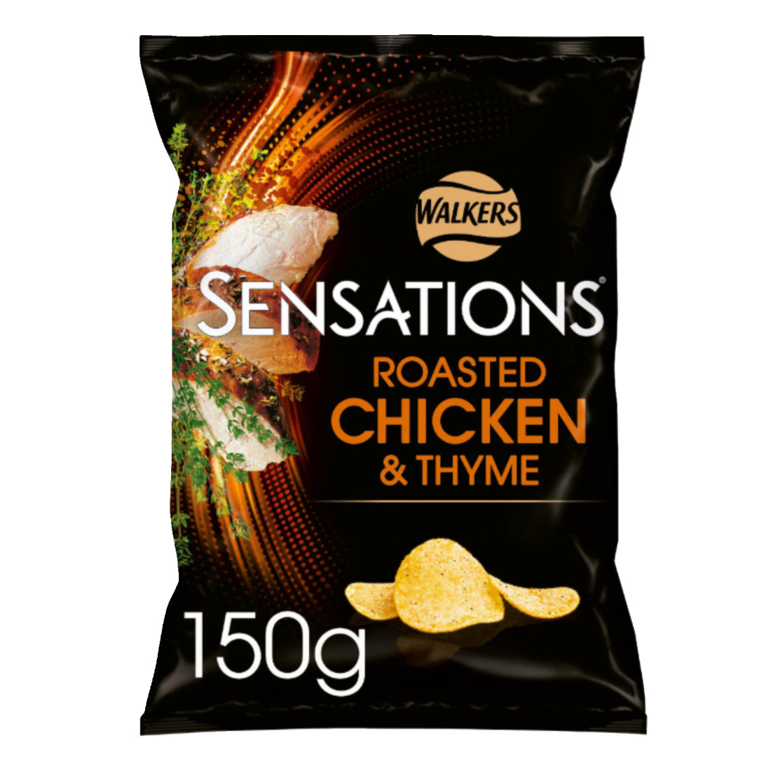 Sensations Roast Chicken & Thyme Sharing Crisps 150g