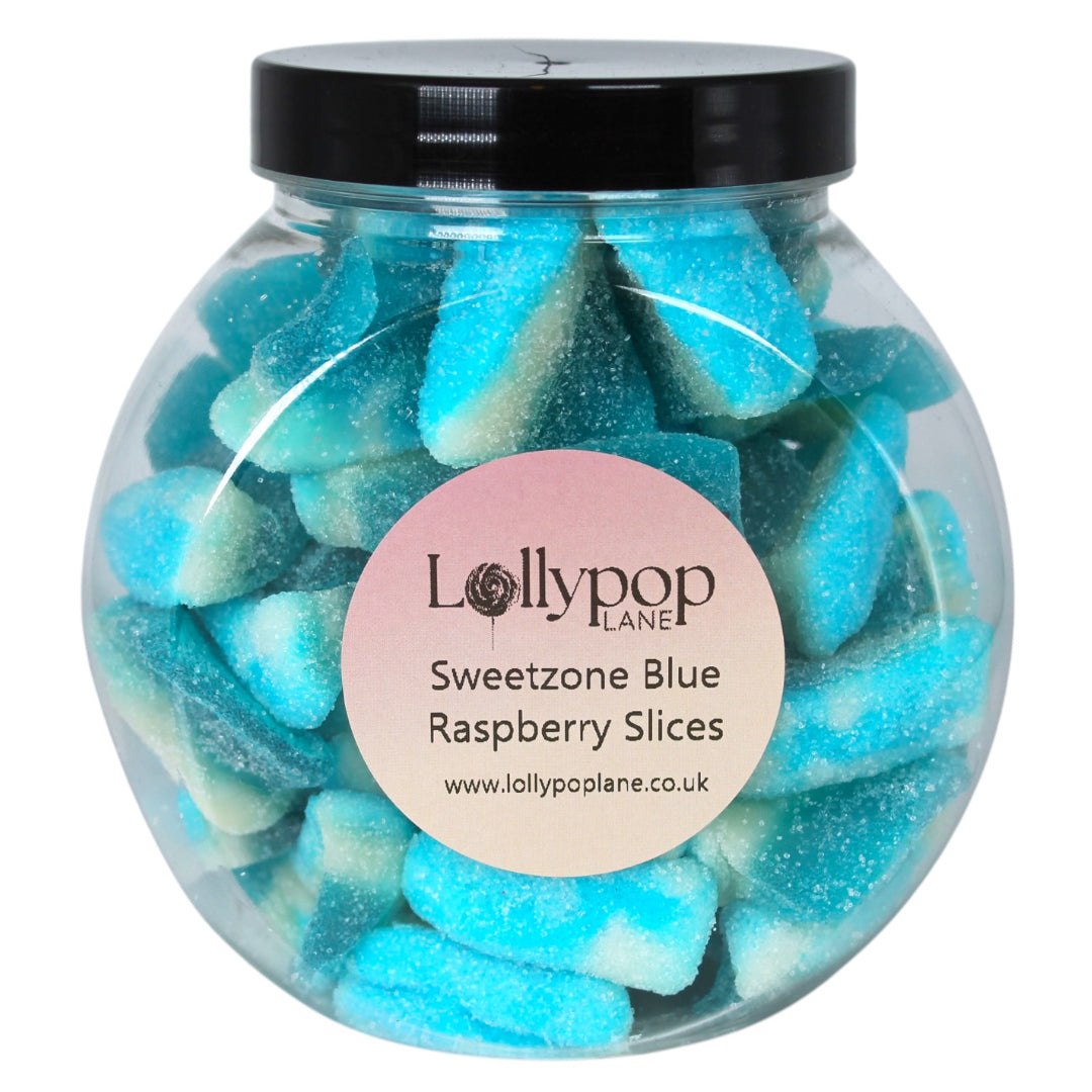 Sweetzone Blue Raspberry Slices Mini Sweet Jar - 400g
