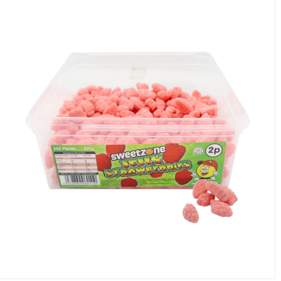 Sweetzone Jelly Strawberries Tub 805g
