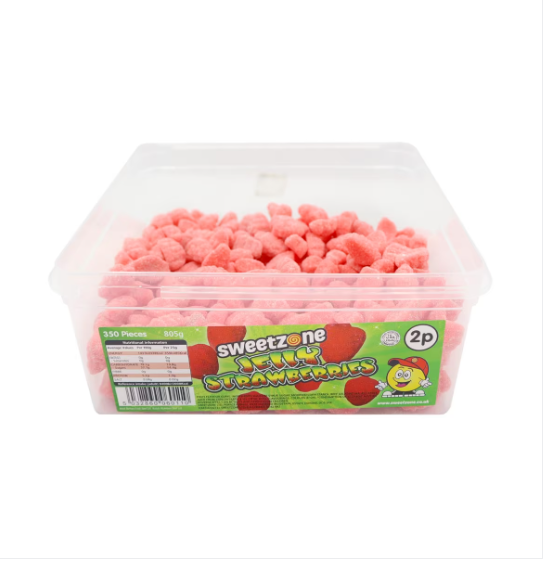 Sweetzone Jelly Strawberries Tub 805g