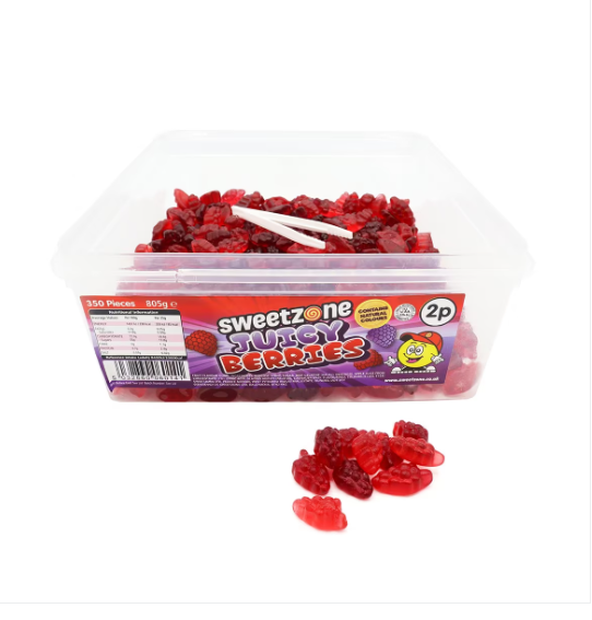 Sweetzone Juicy Berries Tub 805g