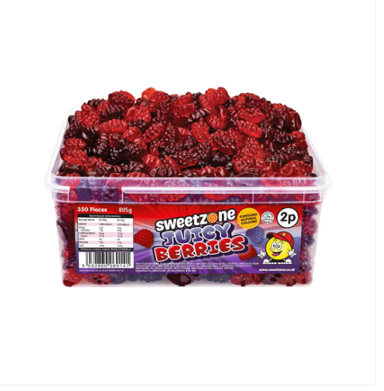 Sweetzone Juicy Berries Tub 805g