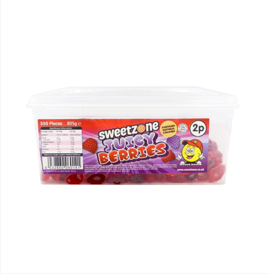 Sweetzone Juicy Berries Tub 805g