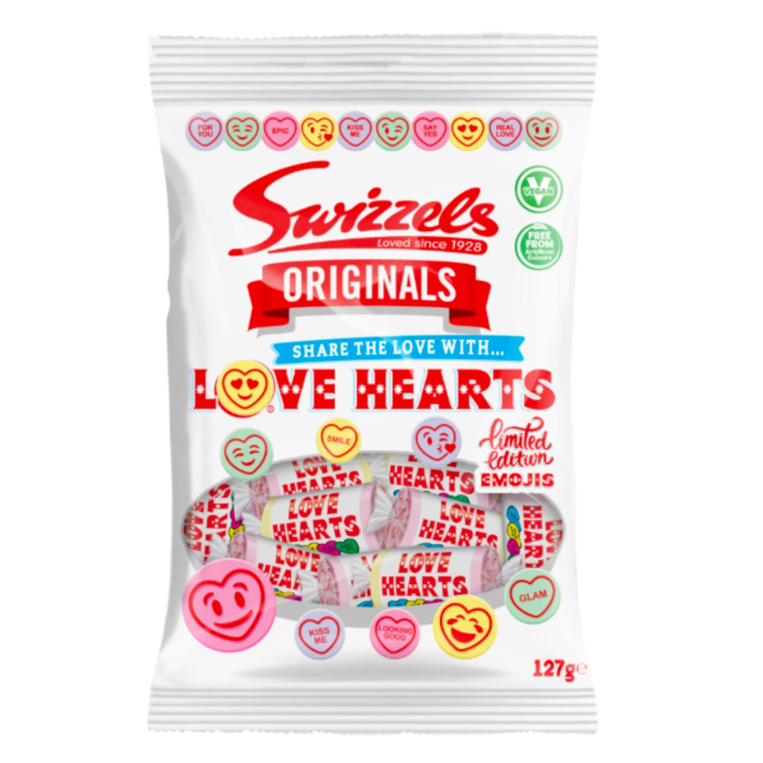 Swizzels Originals Love Hearts Bag 127g