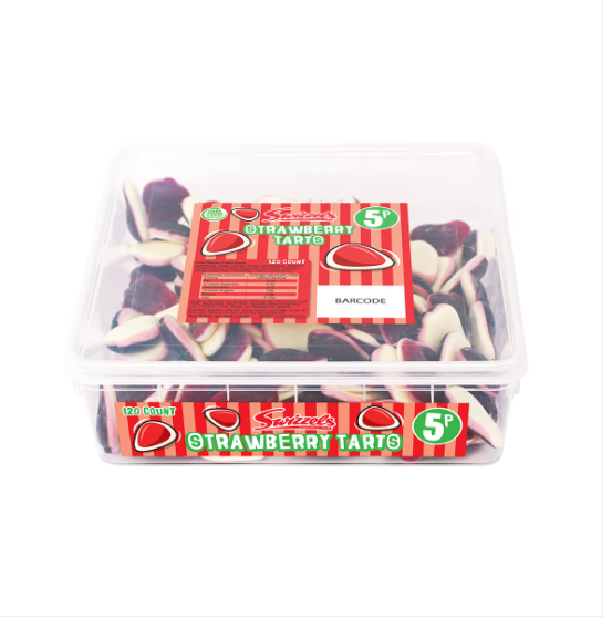 Swizzels Strawberry Tarts Tub