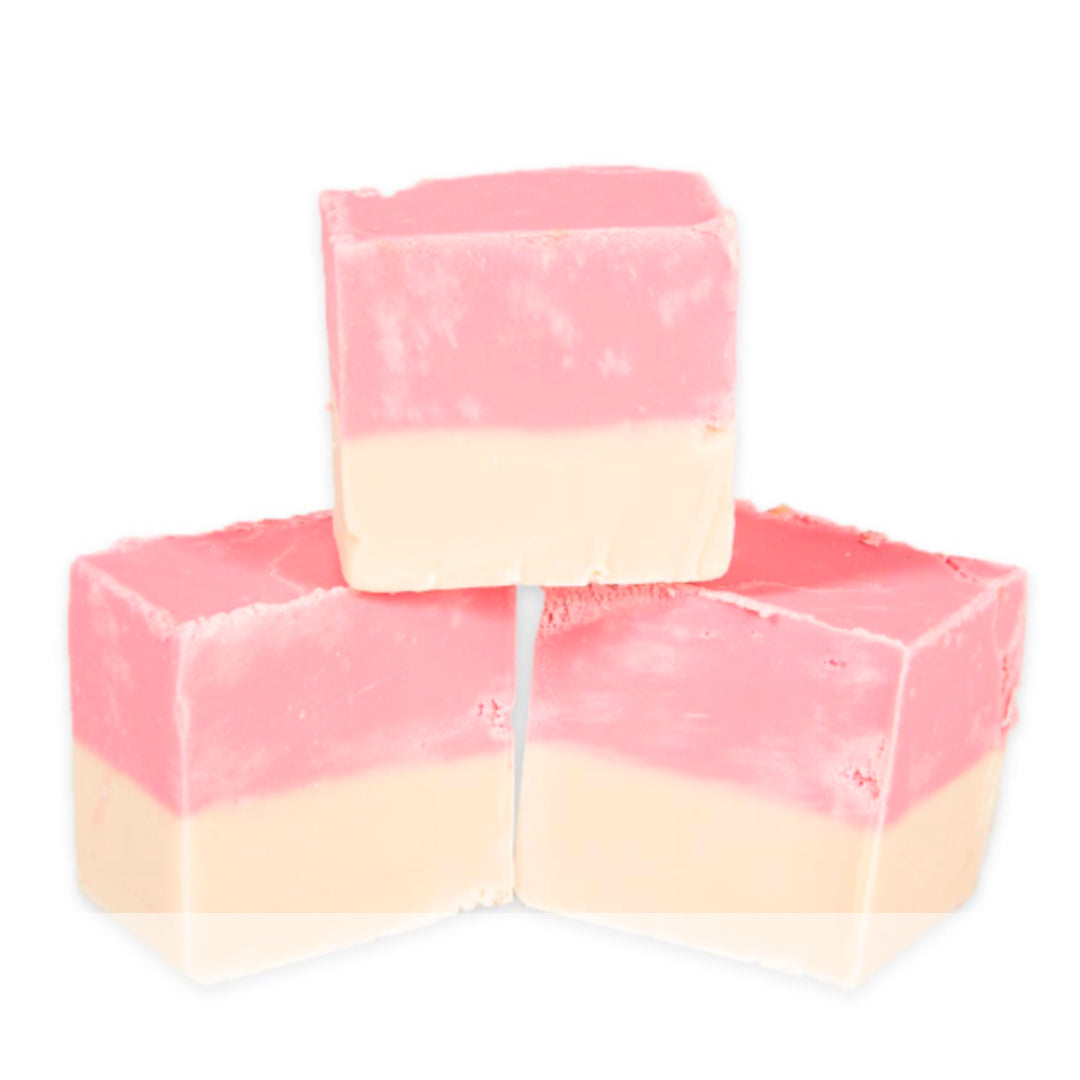 The Fudge Factory Dairy Free Strawberries & Cream Fudge