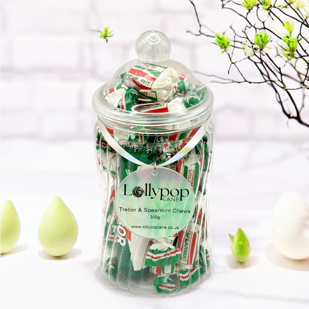 Trebor and Spearmint Chews Jar 300g