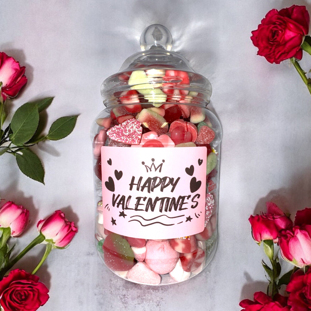 Valentines Pick n Mix Sweet Jar 2.25L