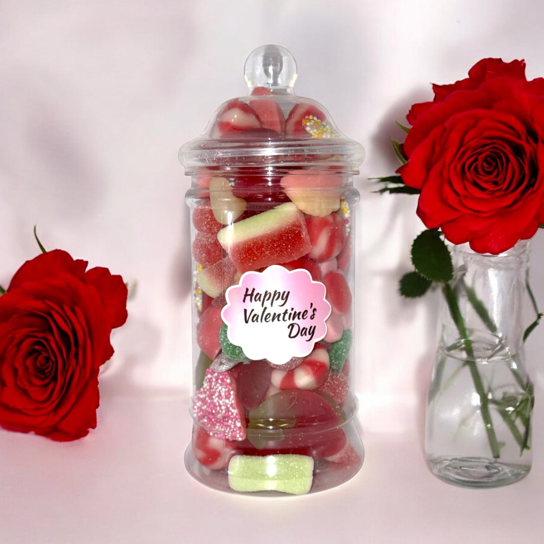 Valentines Pick n Mix Sweet Jar 450ml
