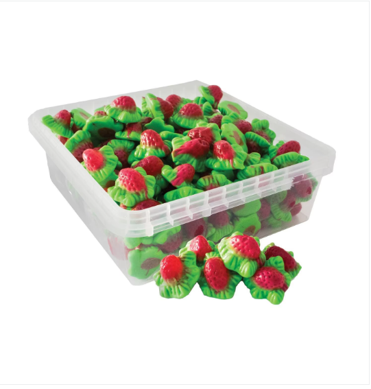 Vidal Jelly Filled Strawberries Tub