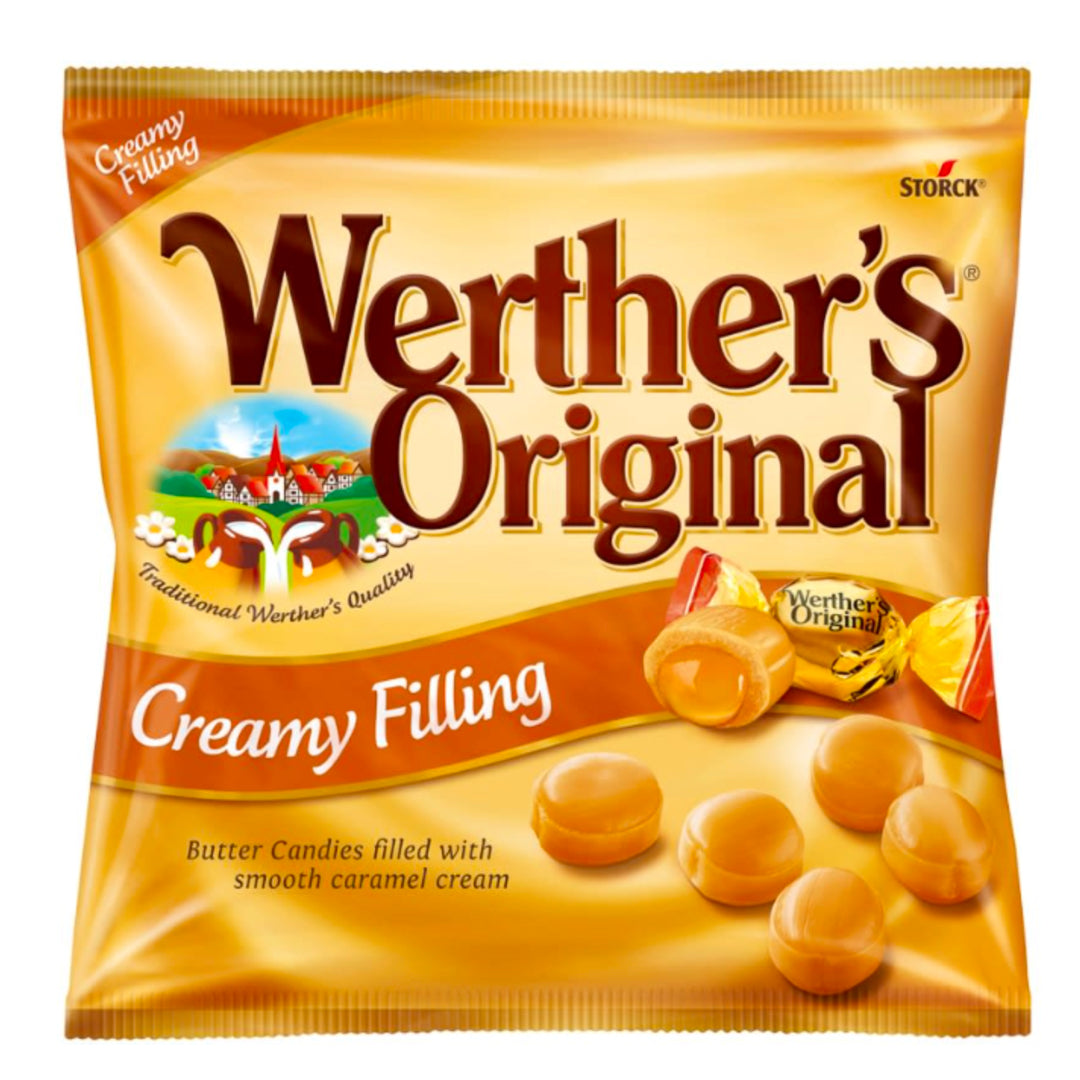 Werther's Original Selection Box, Creamy Filling, Butter Candies and Caramel Popcorn
