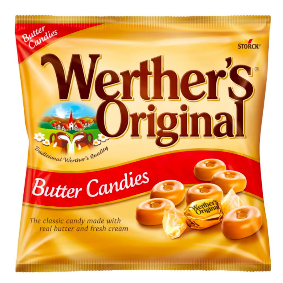 Werther's Original Selection Box, Creamy Filling, Butter Candies and Caramel Popcorn